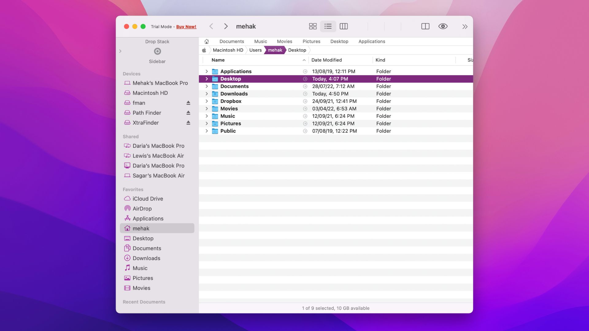 Path Finder is one of the file managers for Mac.