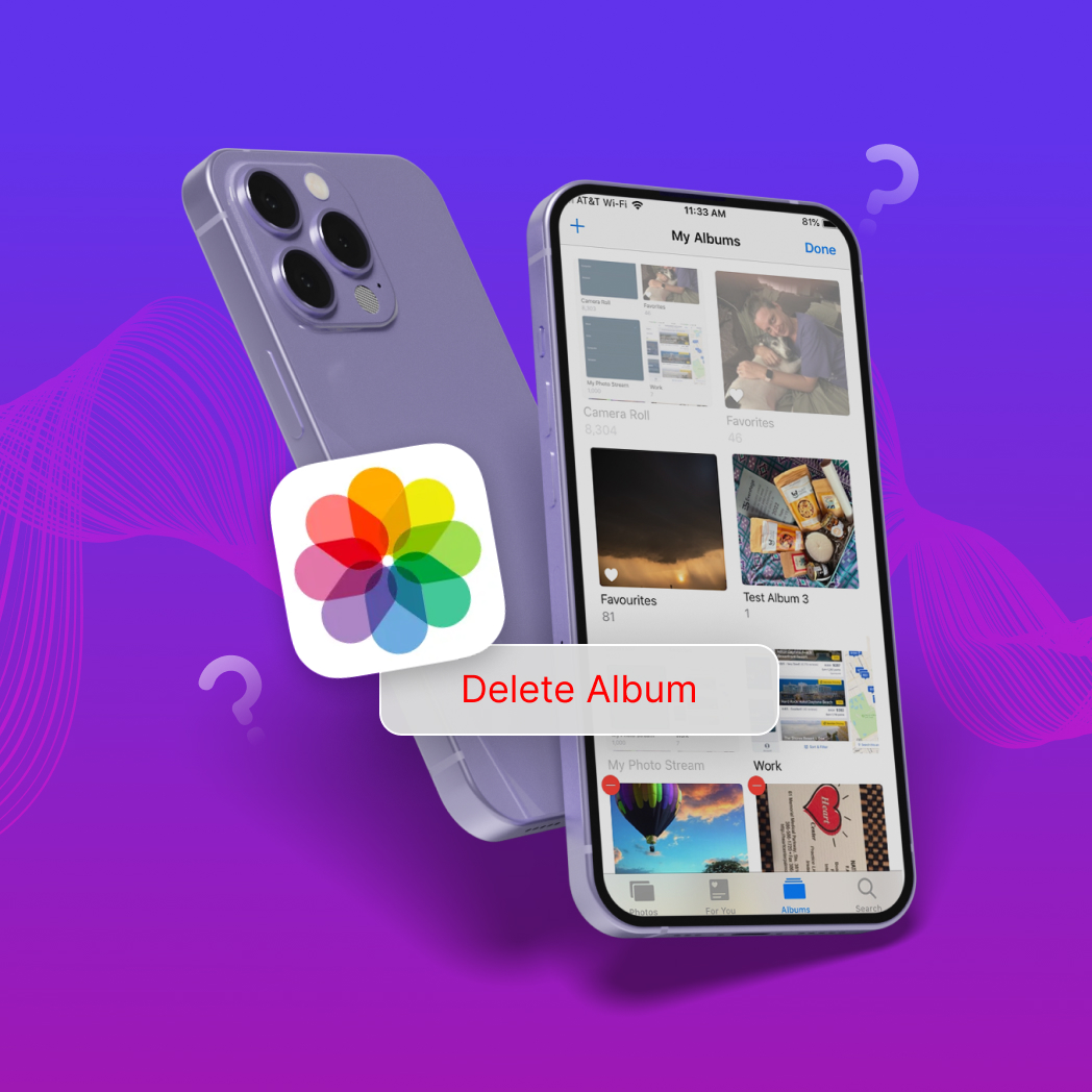 Delete Albums on iPhone