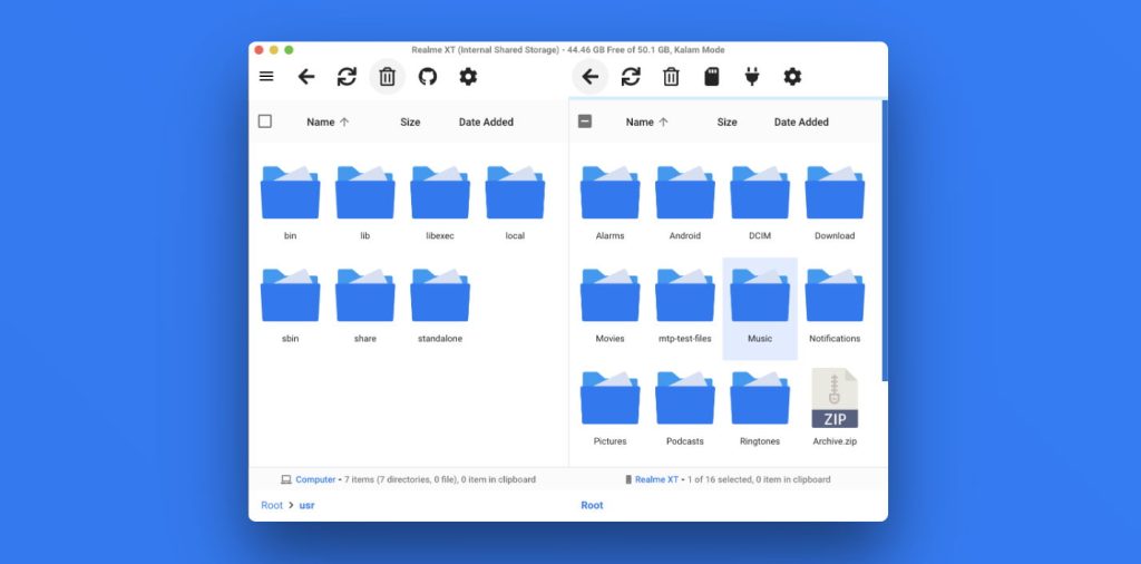 OpenMTP is a good app that allows you to connect Android to MacBook with USB cable