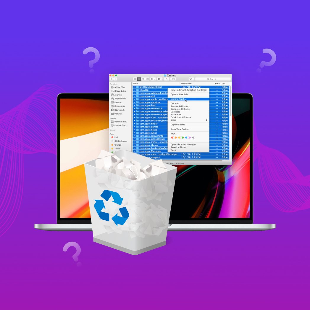 Delete Temporary Files on Mac